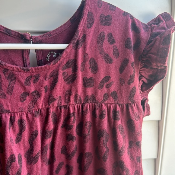 Art Class tiered leopard dress 5T - Picture 2 of 4